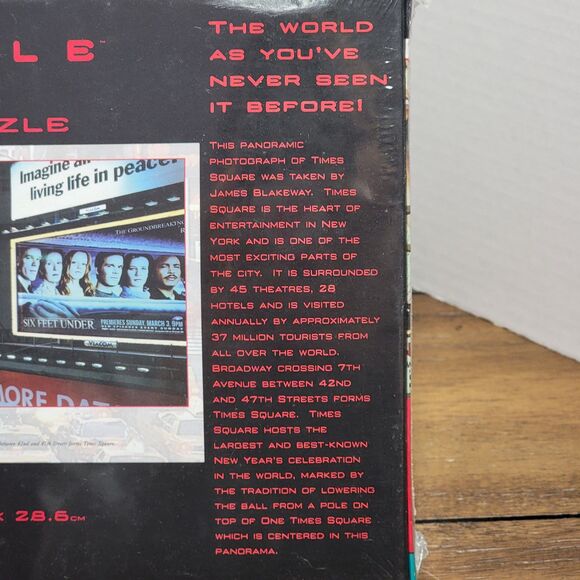 Times Square, New York Panoramic 750 Piece Puzzle - SEALED - Picture 4 of 4